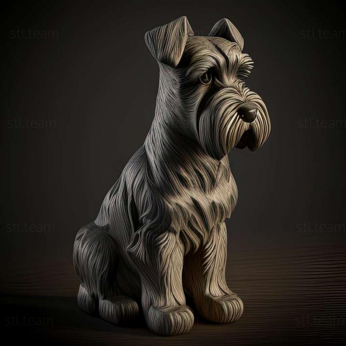 Zwergschnauzer dog